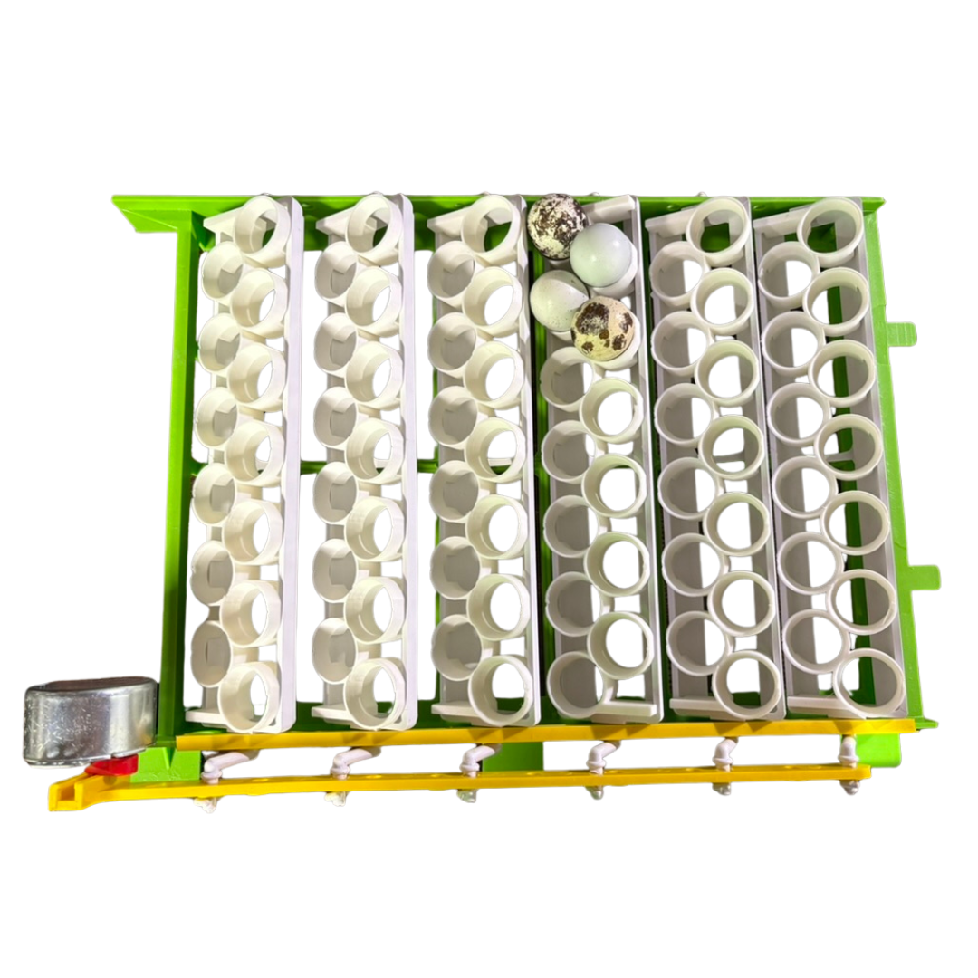 Silver Creek Farms - Jumbo Quail Egg Rails for Cimuka®/Hatching Time® Incubators (CT-Series) - Premium Equipment for Hatching and Homesteading