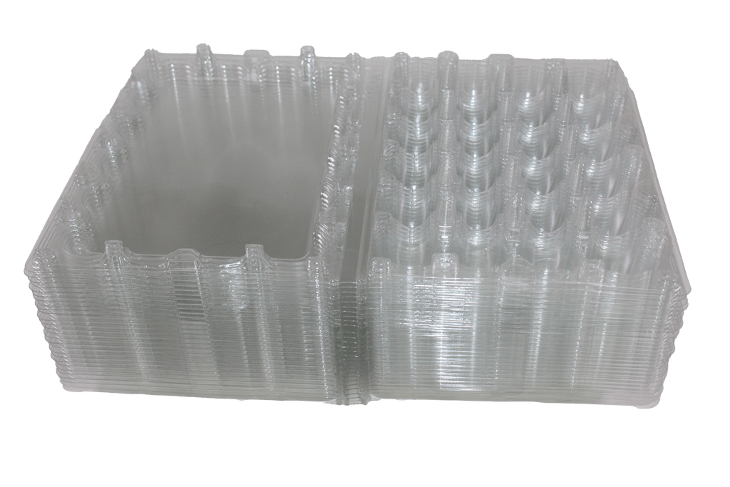 Silver Creek Farms - 24-cell Jumbo Quail Egg Cartons (4x6) - Premium Equipment for Hatching and Homesteading